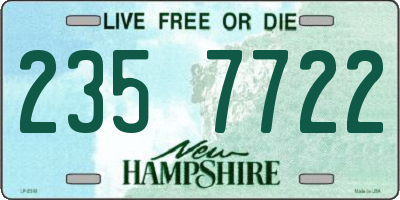 NH license plate 2357722
