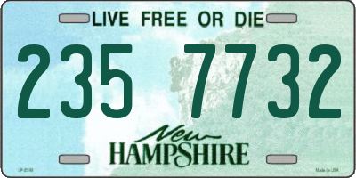 NH license plate 2357732
