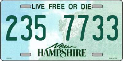 NH license plate 2357733
