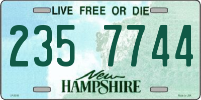 NH license plate 2357744