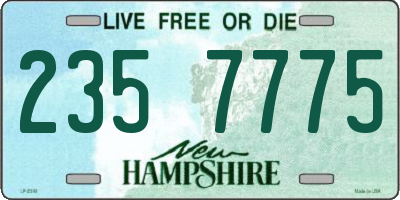 NH license plate 2357775