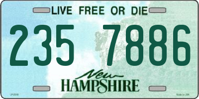 NH license plate 2357886