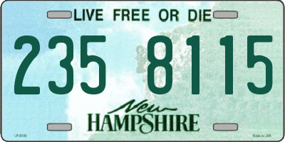 NH license plate 2358115