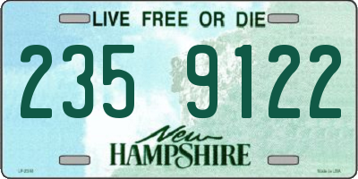 NH license plate 2359122