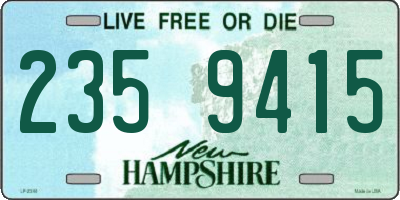 NH license plate 2359415