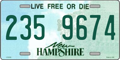 NH license plate 2359674