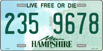 NH license plate 2359678