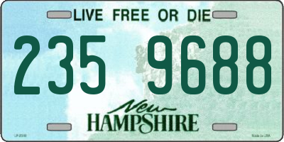 NH license plate 2359688