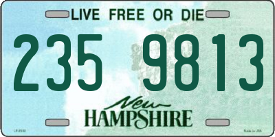 NH license plate 2359813
