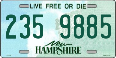NH license plate 2359885