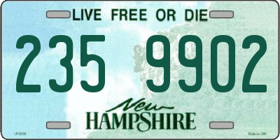 NH license plate 2359902