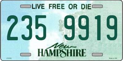 NH license plate 2359919