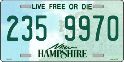 NH license plate 2359970