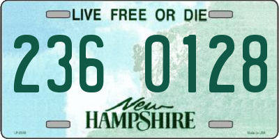 NH license plate 2360128