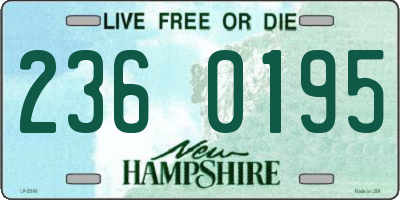 NH license plate 2360195