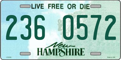 NH license plate 2360572