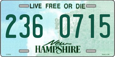 NH license plate 2360715