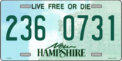 NH license plate 2360731