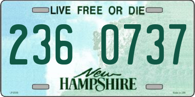 NH license plate 2360737