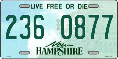 NH license plate 2360877