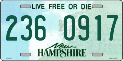 NH license plate 2360917