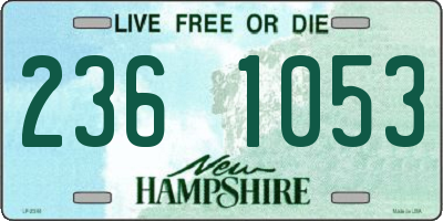 NH license plate 2361053