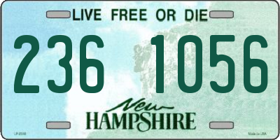 NH license plate 2361056