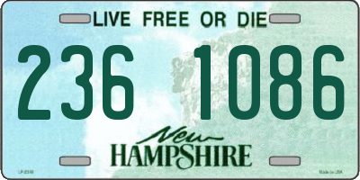 NH license plate 2361086