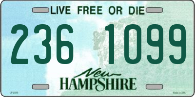 NH license plate 2361099