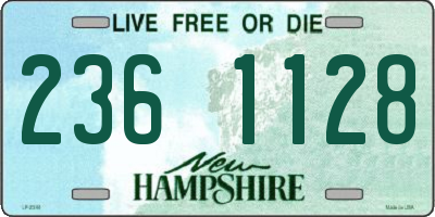 NH license plate 2361128
