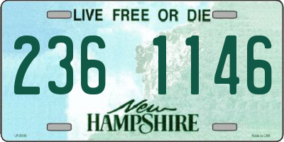 NH license plate 2361146