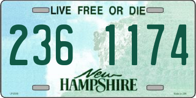 NH license plate 2361174
