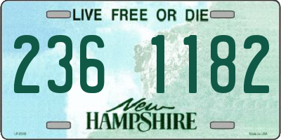 NH license plate 2361182