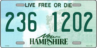 NH license plate 2361202