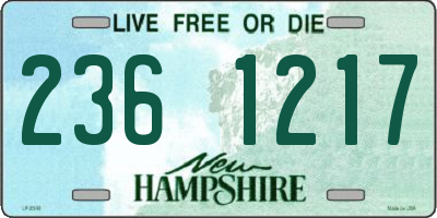 NH license plate 2361217