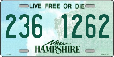 NH license plate 2361262