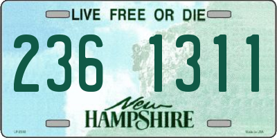 NH license plate 2361311