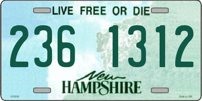 NH license plate 2361312