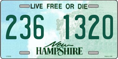 NH license plate 2361320