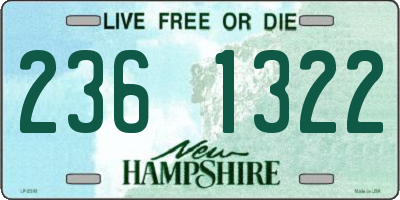 NH license plate 2361322