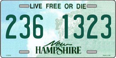 NH license plate 2361323