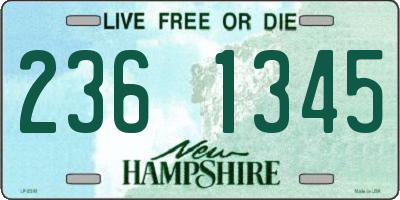 NH license plate 2361345