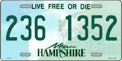 NH license plate 2361352