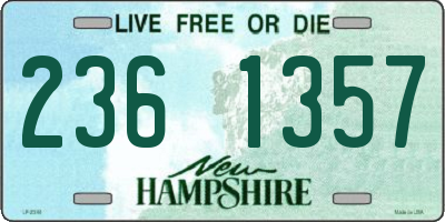 NH license plate 2361357