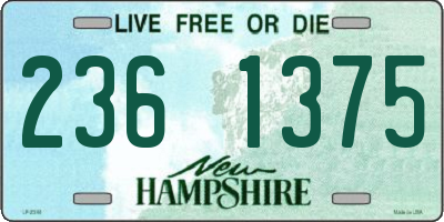 NH license plate 2361375