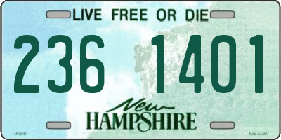 NH license plate 2361401
