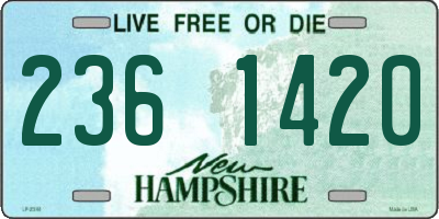 NH license plate 2361420
