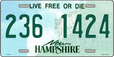 NH license plate 2361424