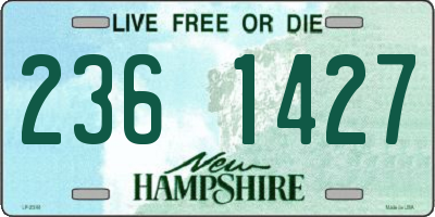 NH license plate 2361427