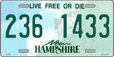 NH license plate 2361433